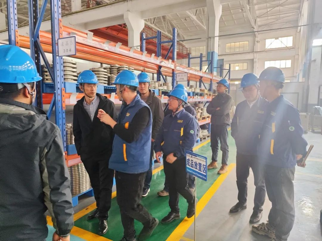 山东某机械大企一行考察求精新材料集团