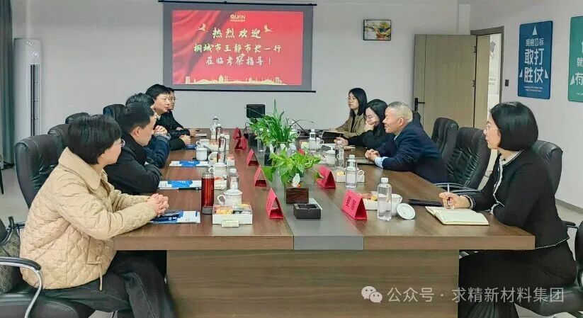 桐城市市长一行新春走访求和不锈钢，政企同心共谋发展新篇